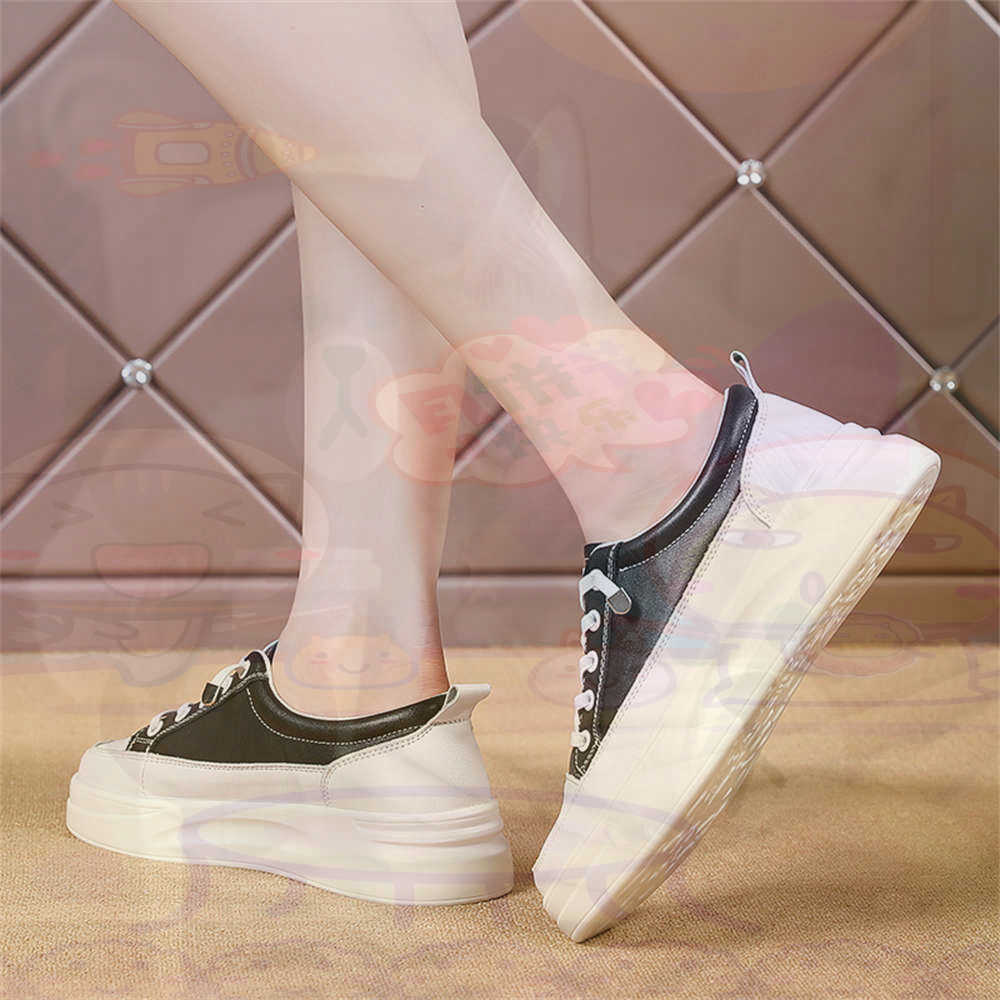 Streetwear Brand Kit - Lace-up Chunky Loafers Woman Skateboarding Sports