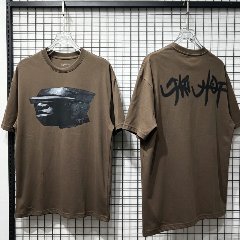 Cactus Jack Tee - Brown Stone Statue Print Summer Utopia