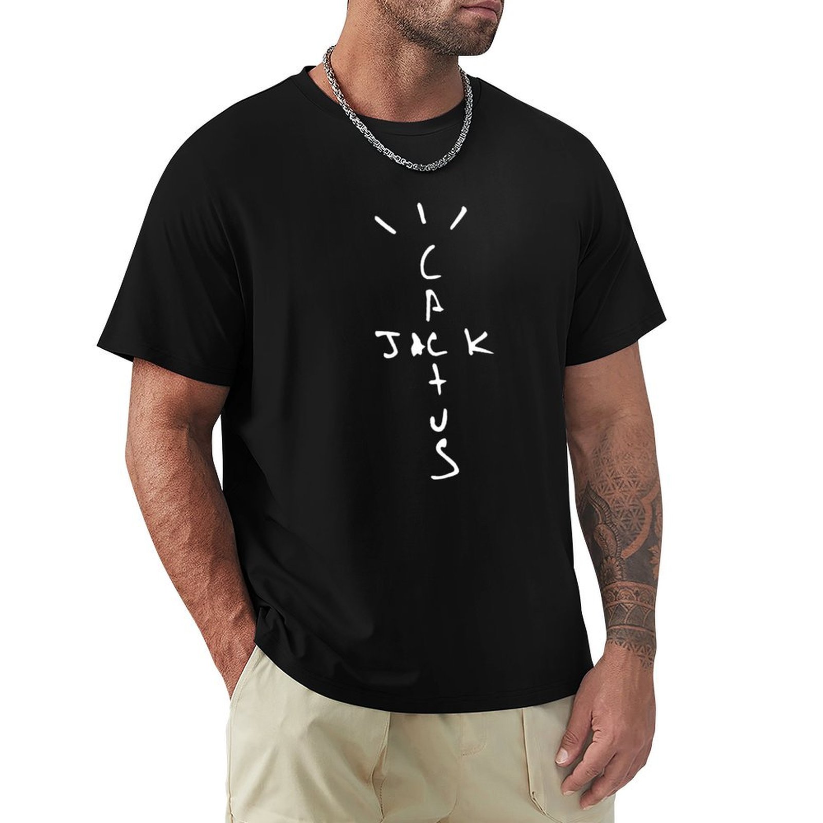 Cactus Jack Tee - best logos jack cactus T-Shirt Summer