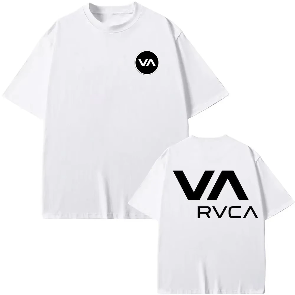 Streetwear Brand Tees - RVCA T Shirt Black Tee Summer