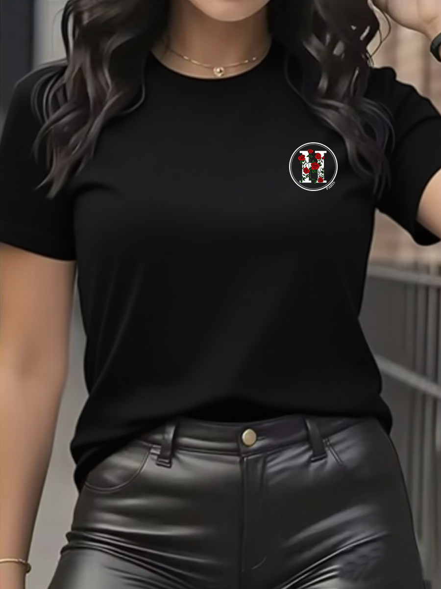 Women's T-Shirt Leisure Fashio - Streetwear Brand Tees 评论和价格