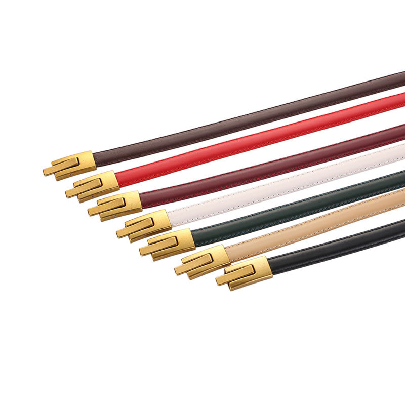 Genuine Leather Thin Belt for  - Off White Belt 评论和价格