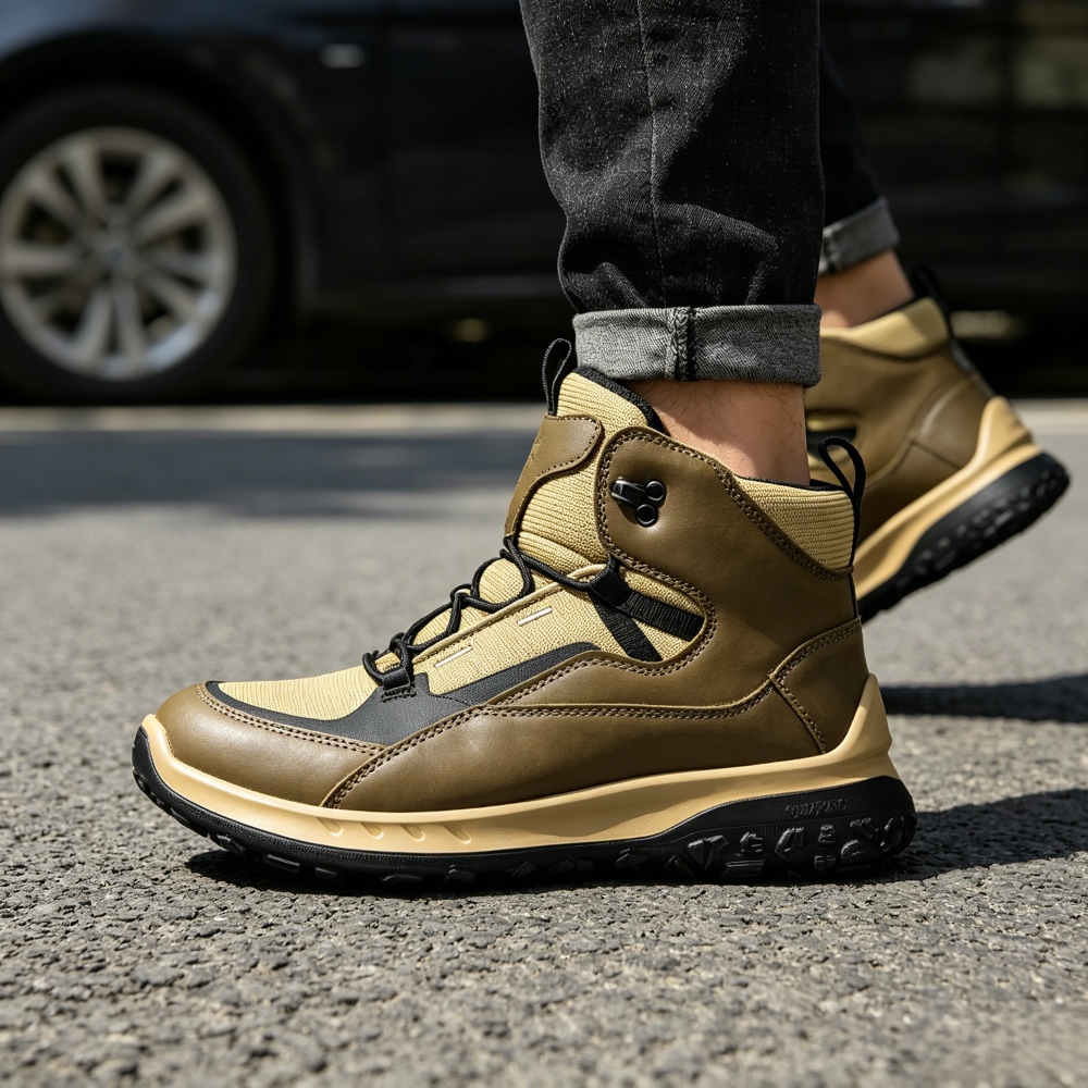 High Top Leather Shoes Men Lux - Streetwear Brands 2026 评论和价格