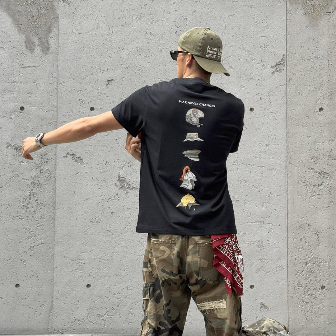 Helmet Evolution History Ameri - Streetwear Brand Tees 评论和价格
