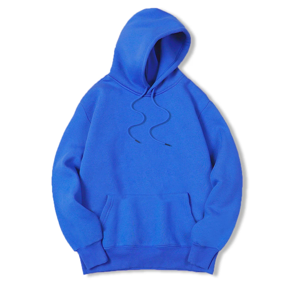 Men's Solid Color Hooded Sweat - Streetwear Brands 2026 评论和价格