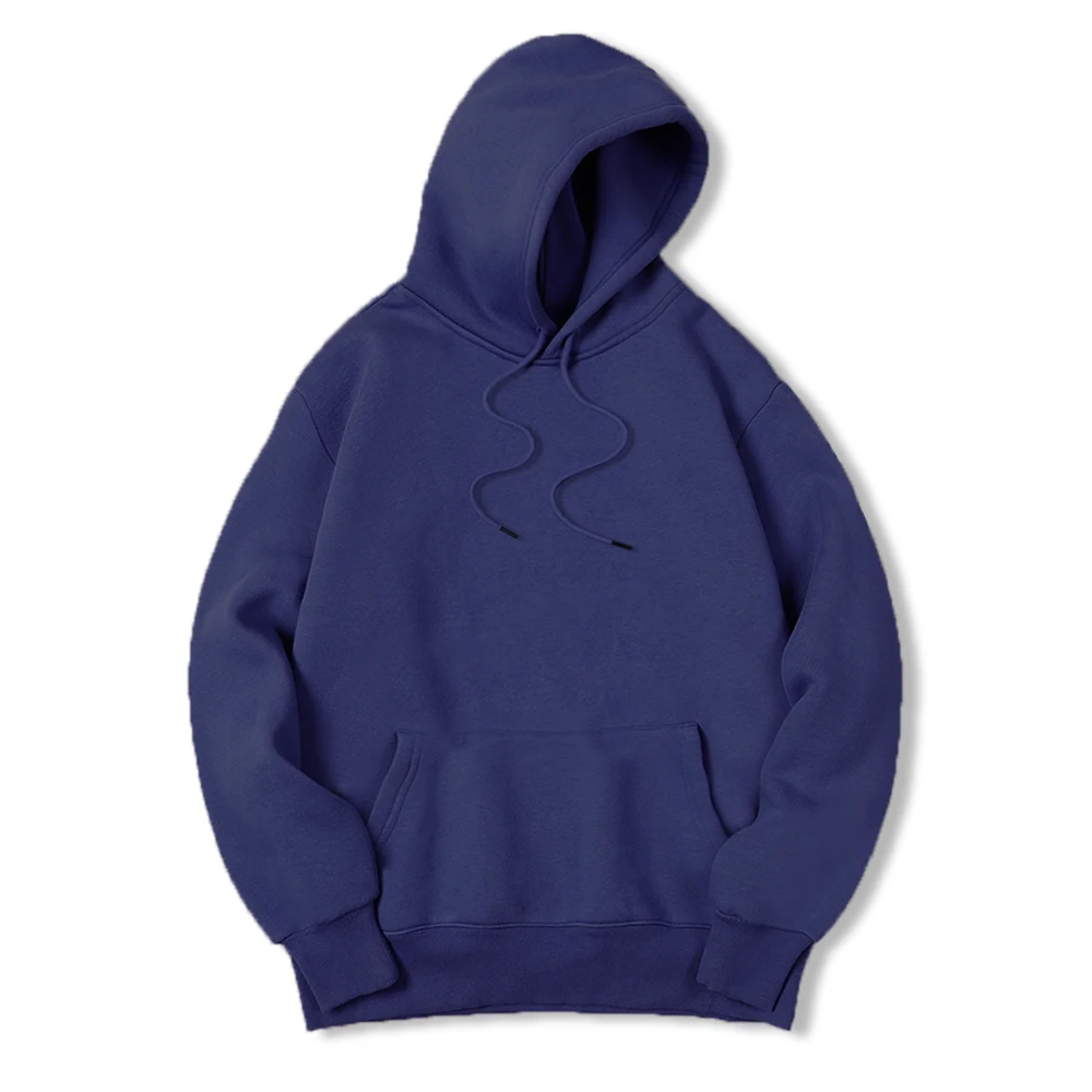 Men's Solid Color Hooded Sweat - Streetwear Brands 2026 评论和价格