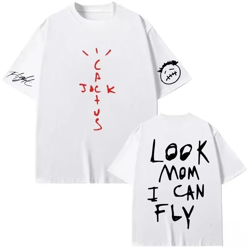 Fashion Fans Gift Mom I Can Fl - Cactus Jack Tee 评论和价格