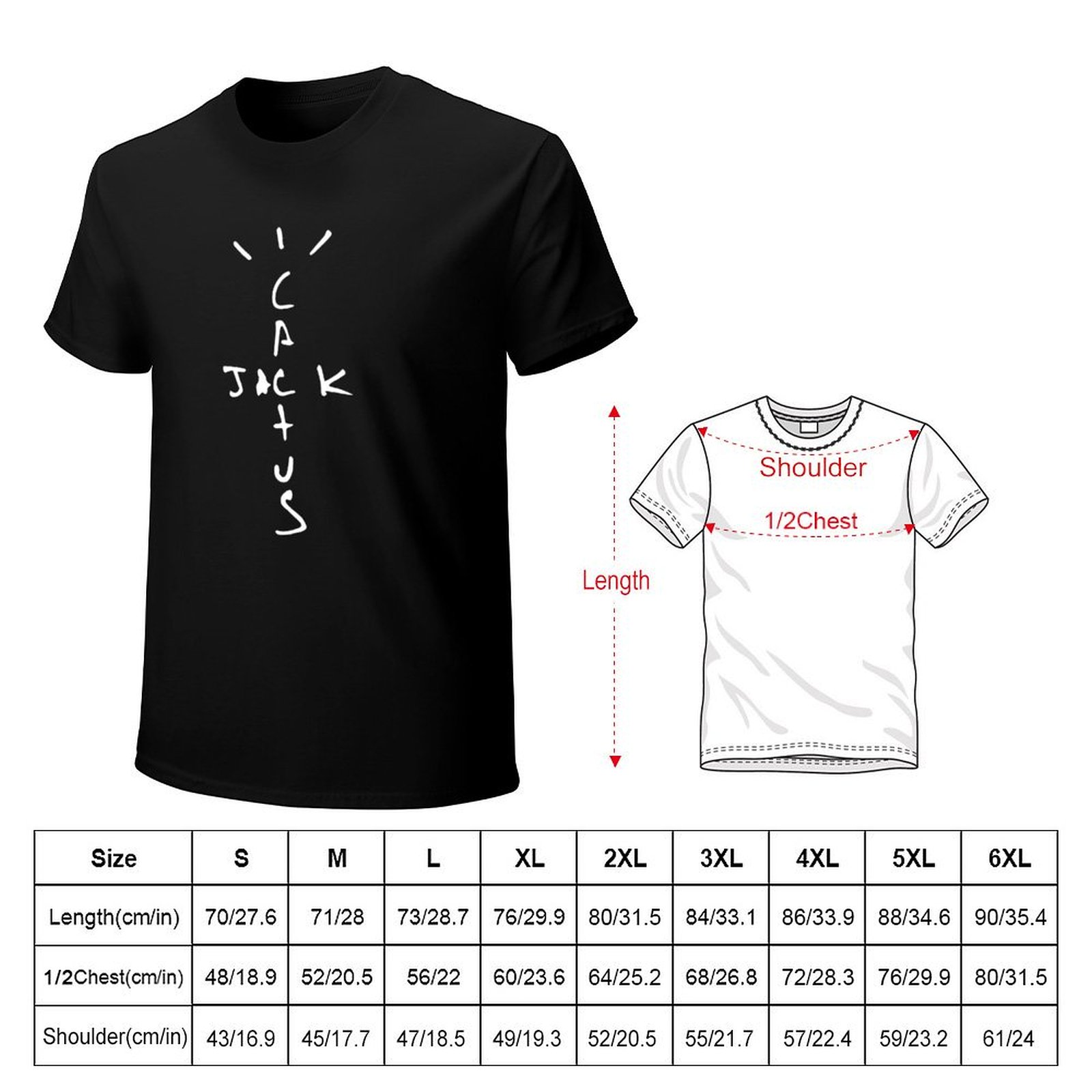 best logos jack cactus T-Shirt - Cactus Jack Tee 评论和价格