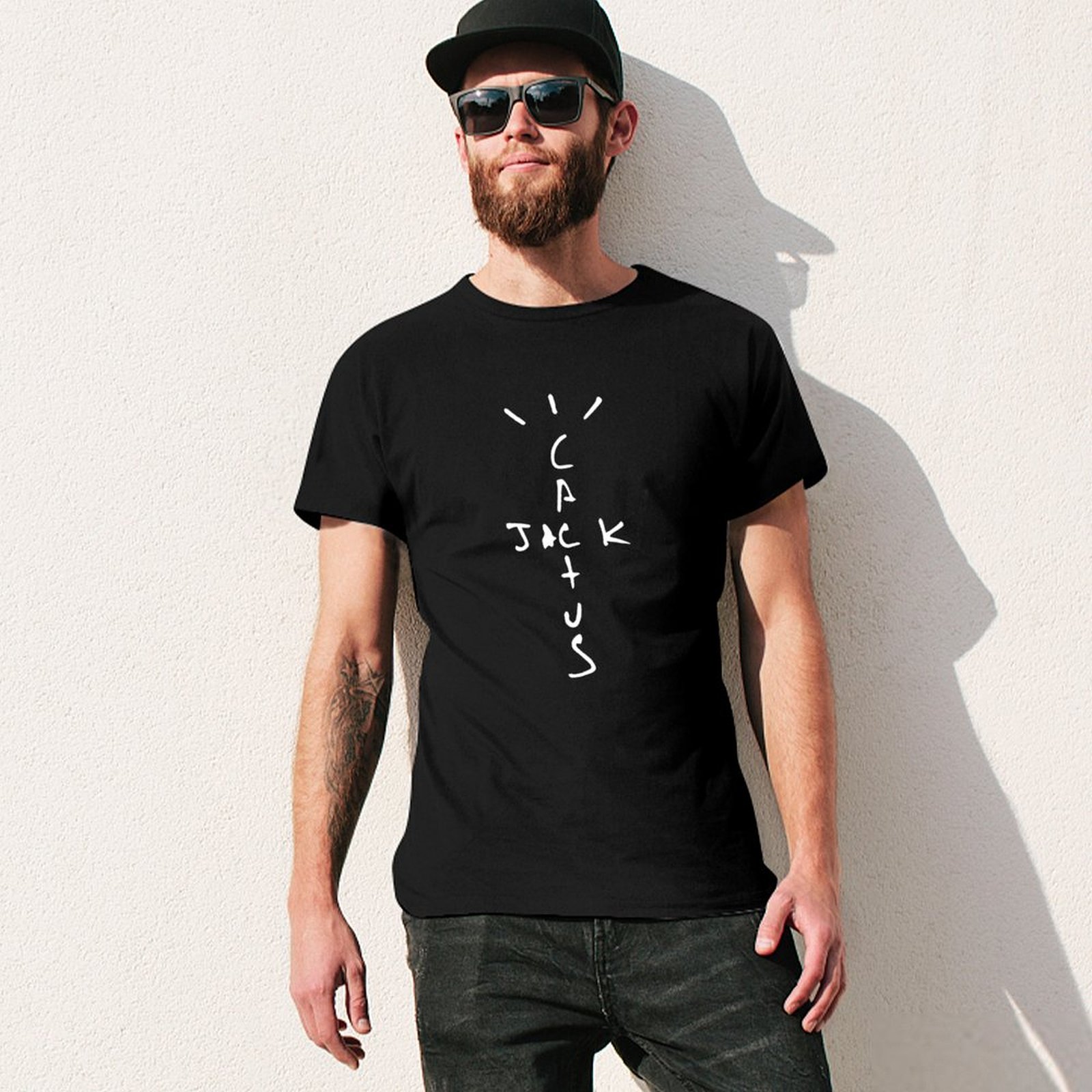 best logos jack cactus T-Shirt - Cactus Jack Tee 评论和价格