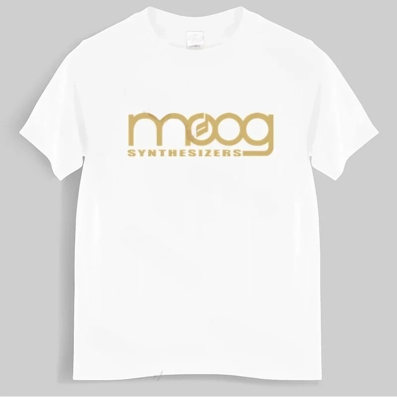 Moog Synthesizer Black Print T - Streetwear Brand Tees 评论和价格