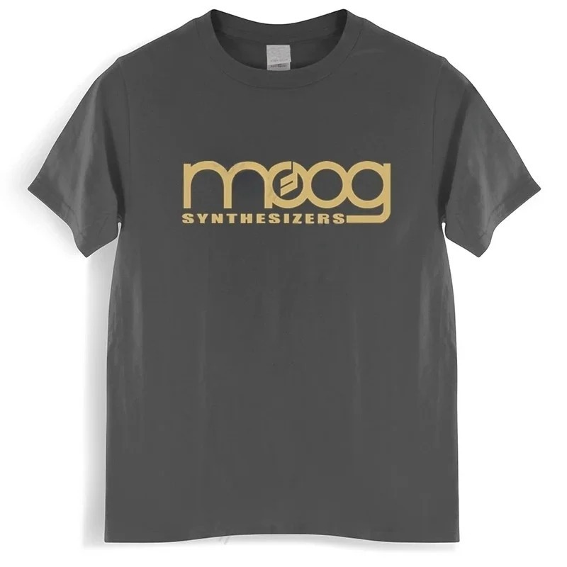Moog Synthesizer Black Print T - Streetwear Brand Tees 评论和价格