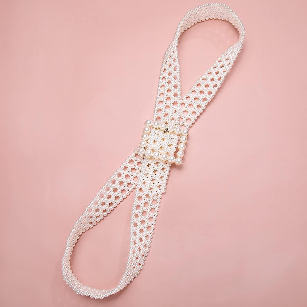 95cm long Pearl Belts Gift for - Off White Belt 评论和价格