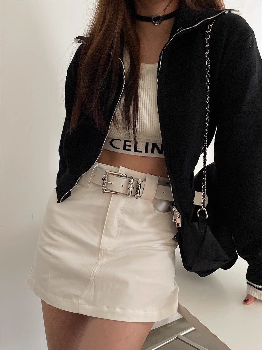 New retro Female Subculture Be - Off White Belt 评论和价格