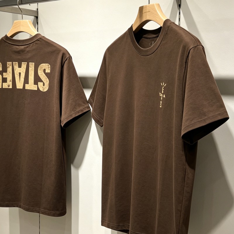 Summer Brown Cactus Jack Tshir - Cactus Jack Tee 评论和价格